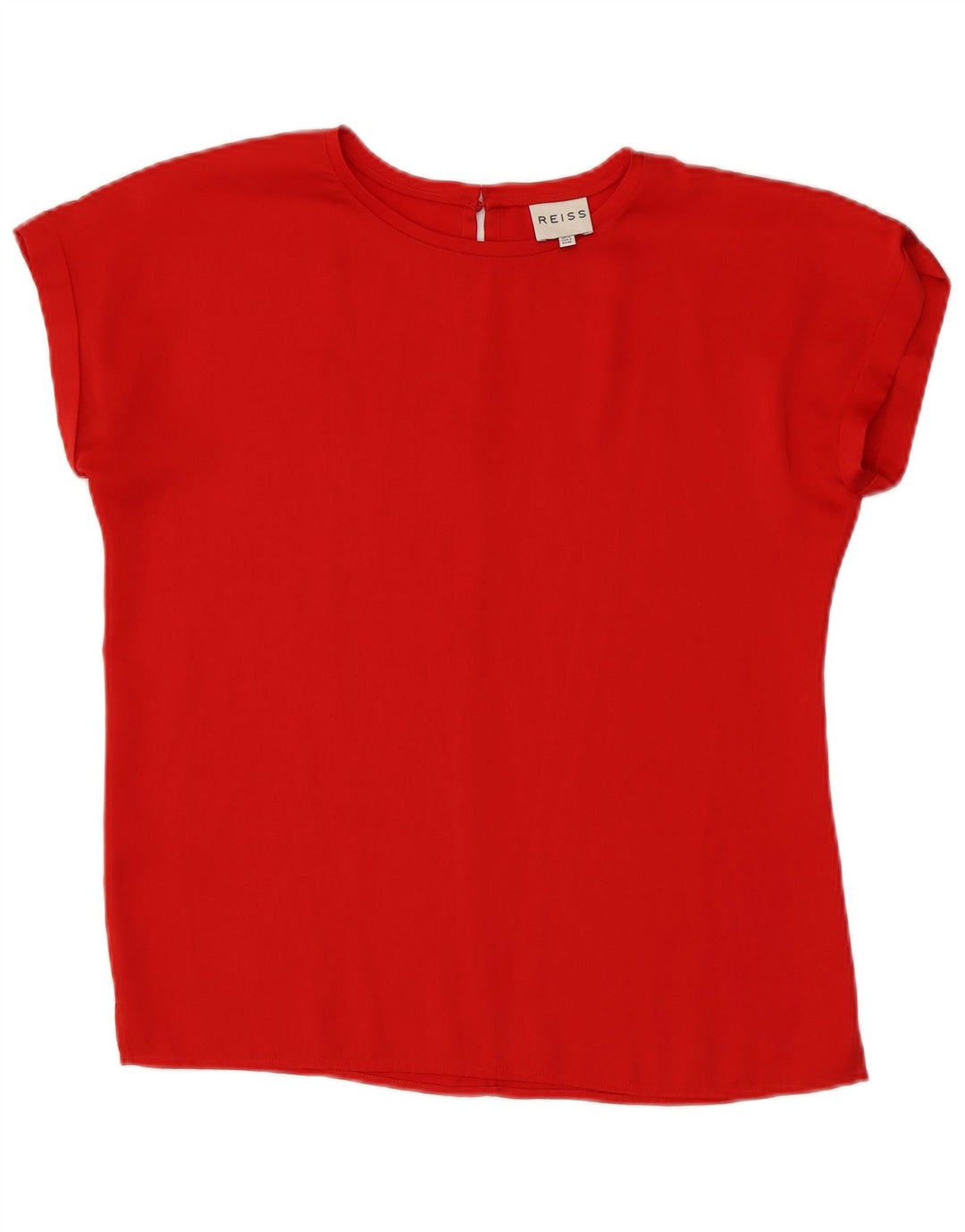 REISS Womens Blouse Top UK 12 Medium  Red