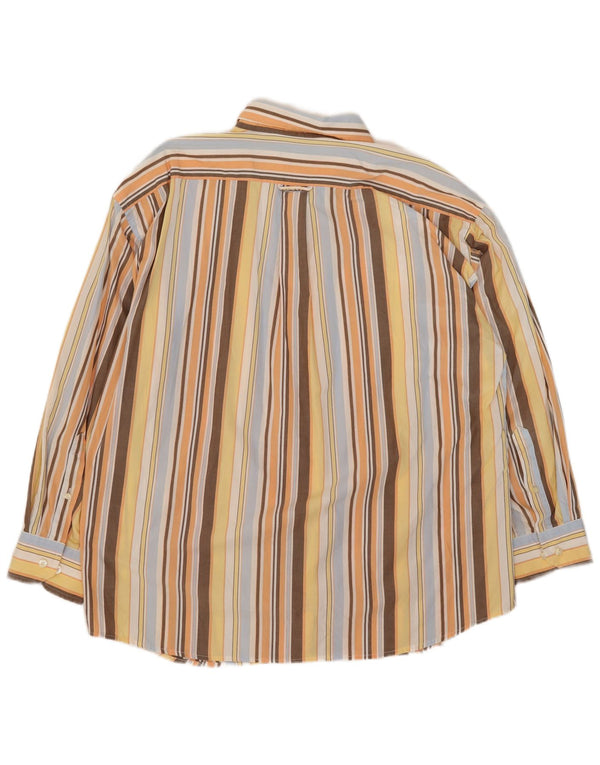 Мужская классическая рубашка Gant 2XL из хлопка в разноцветную полоску