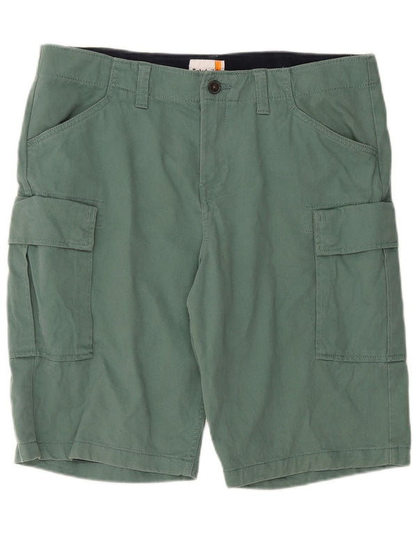TIMBERLAND Mens Cargo Shorts W35 Large Green