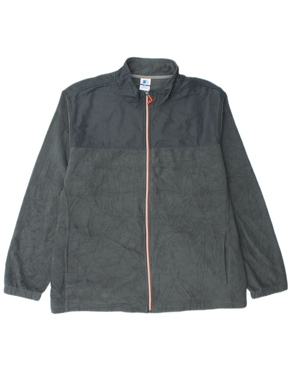 Мужская флисовая куртка Starter UK 44 2XL Серый полиэстер