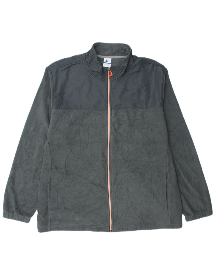 Мужская флисовая куртка Starter UK 44 2XL Серый полиэстер