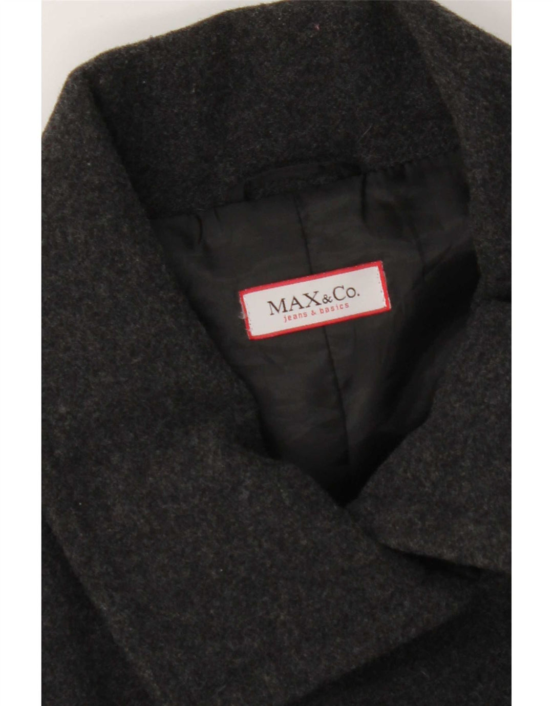 Женский пиджак на 4 пуговицах Max & Co., Великобритания 14, средний серый в крапинку
