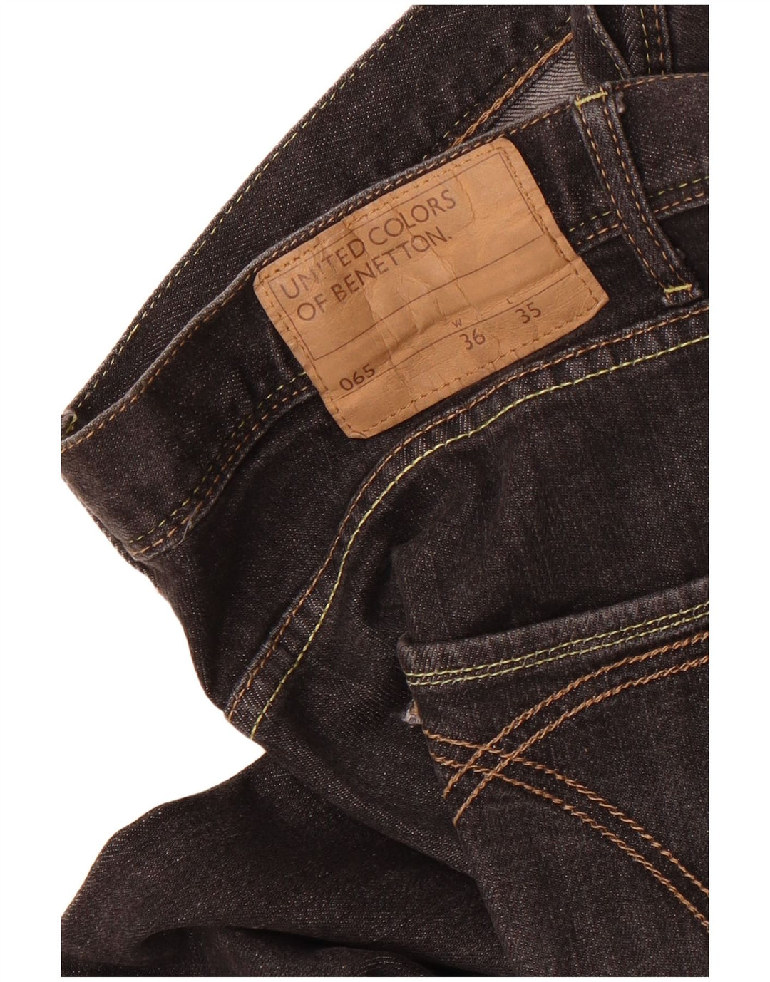Джинсы мужские зауженные Benetton W36 L31 черные