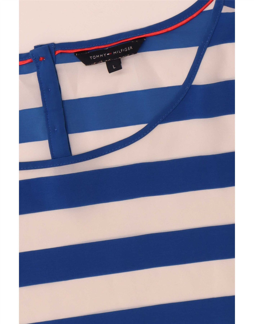 Женская блузка Tommy Hilfiger UK 16, большая синяя полоска