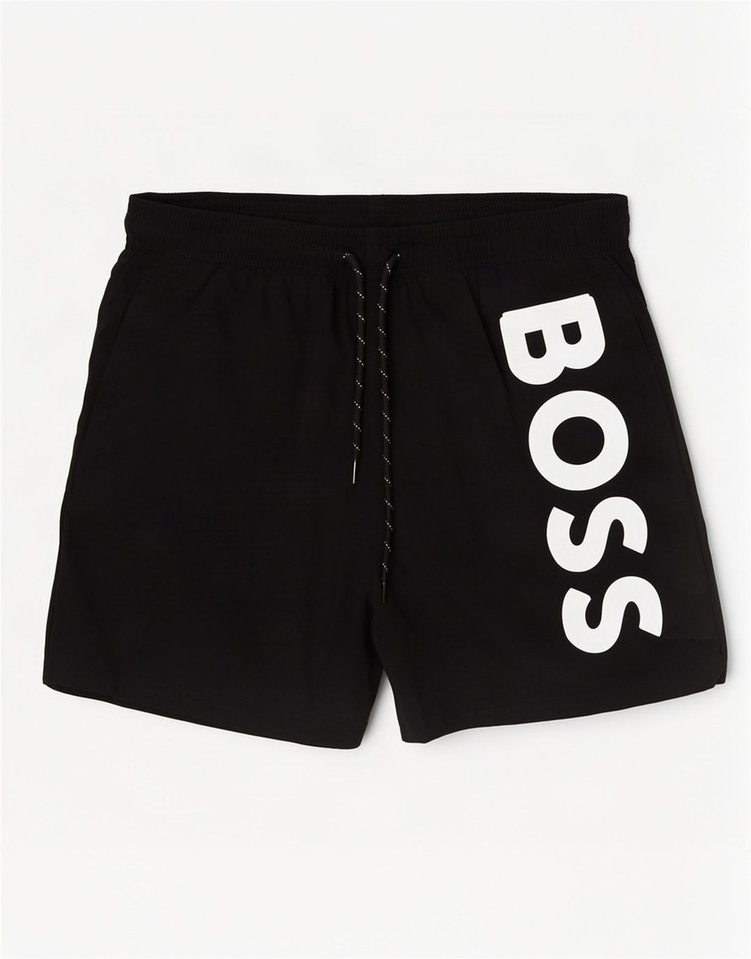 Мужские шорты для плавания Hugo Boss с рисунком, средний черный, полиамид