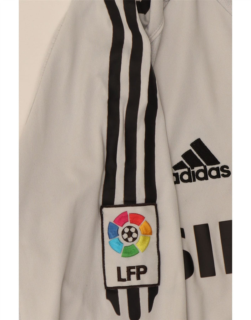 ADIDAS Mens Real Madrid 2005-2006 Football Shirt Medium Off White Sports Vintage Adidas and Second-Hand Adidas from Messina Hembry 