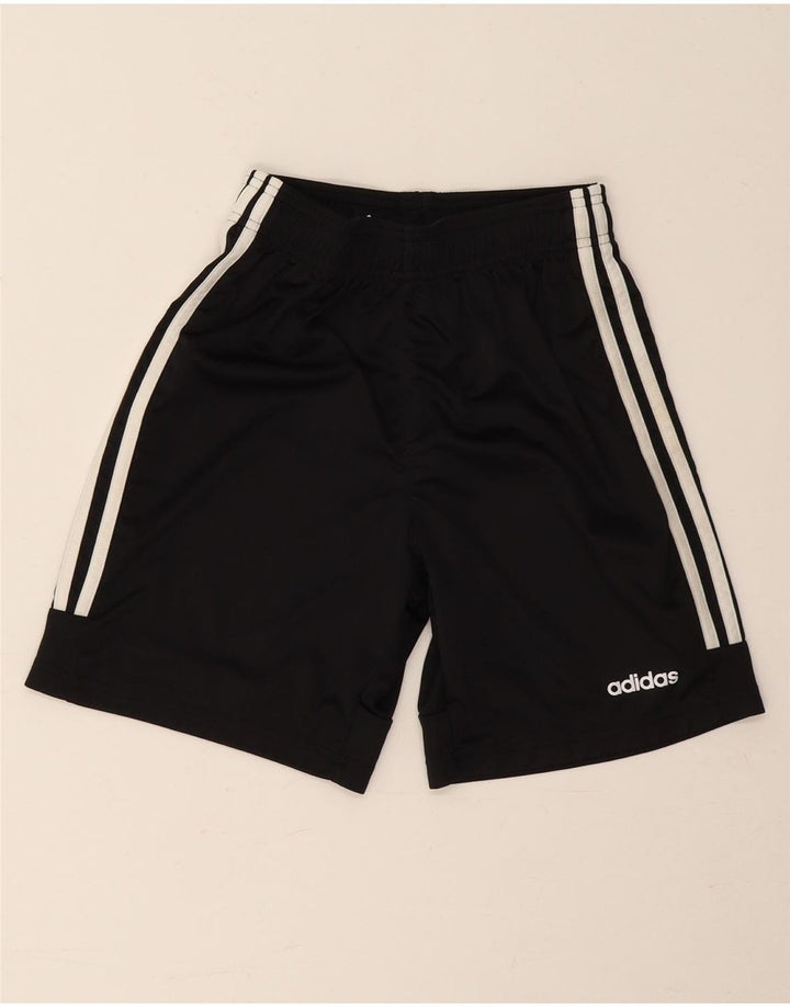 Спортивные шорты Adidas Climalite для мальчиков 13-14 лет, черный полиэстер