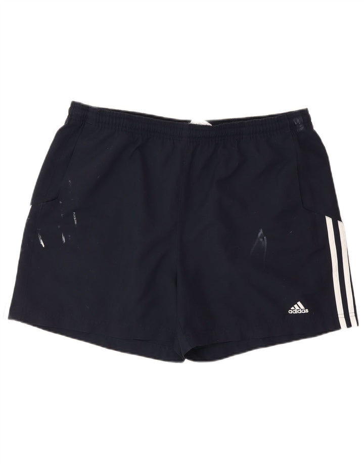 Женские спортивные шорты Adidas UK 18 XL, темно-синий полиэстер