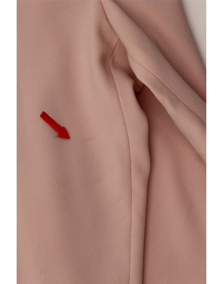 Женские узкие брюки чинос Zara, маленькие W27 L26, розовые, полиэстер