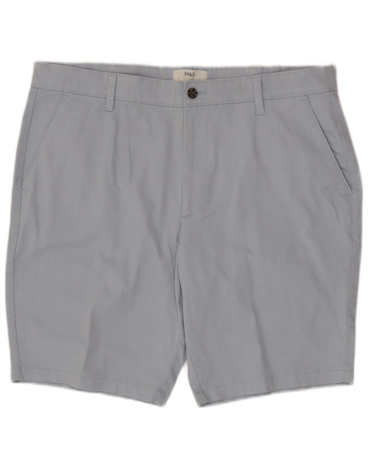 Мужские шорты чинос Marks & Spencer W38 XL, синие, хлопок