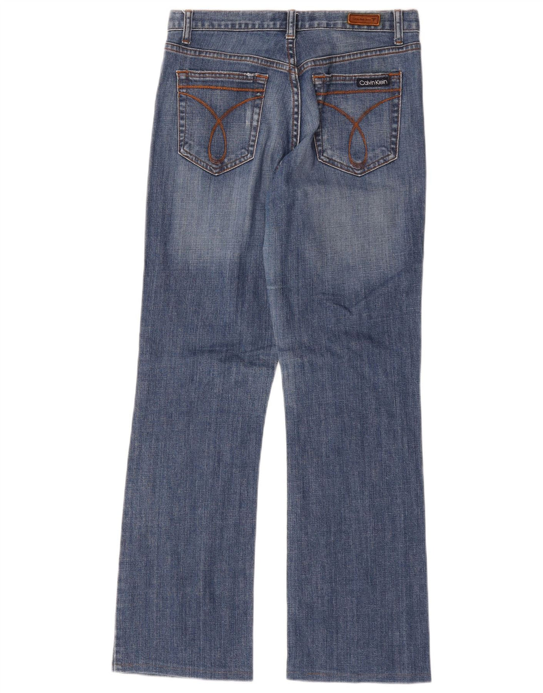 Женские джинсы Bootcut Calvin Klein US 6, средние W32 L31, синие, хлопок
