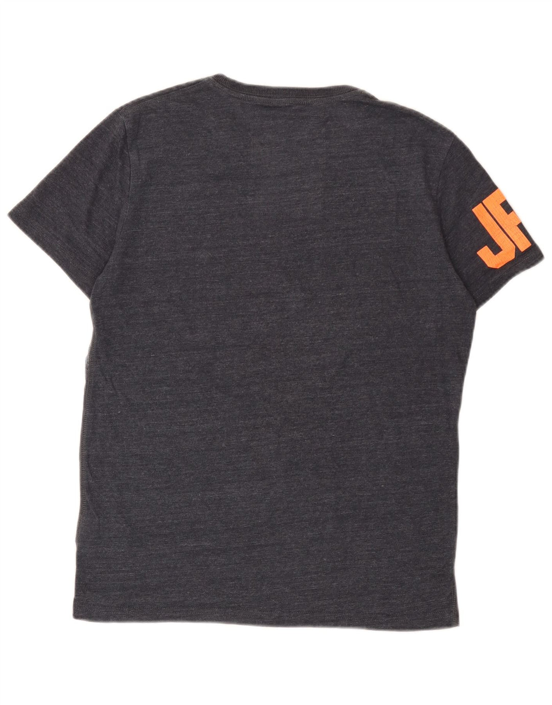 Superdry Мужская футболка с рисунком Топ среднего размера, темно-синий, крапчатый, хлопок