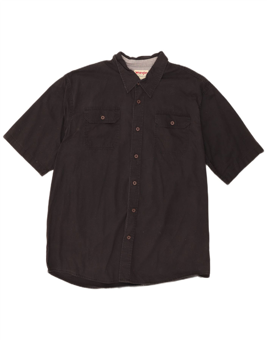 Мужская рубашка с коротким рукавом Wrangler XL, черный хлопок