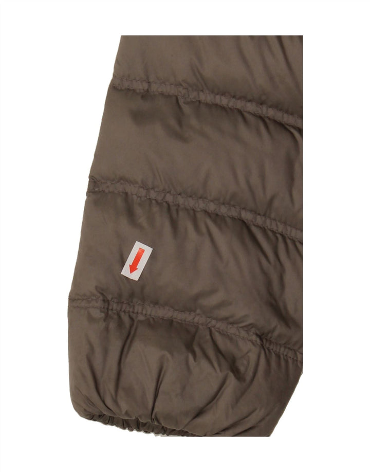 MASSIMO DUTTI Womens Hooded Padded Jacket UK 10 Small Grey Nylon Vintage Massimo Dutti and Second-Hand Massimo Dutti from Messina Hembry 