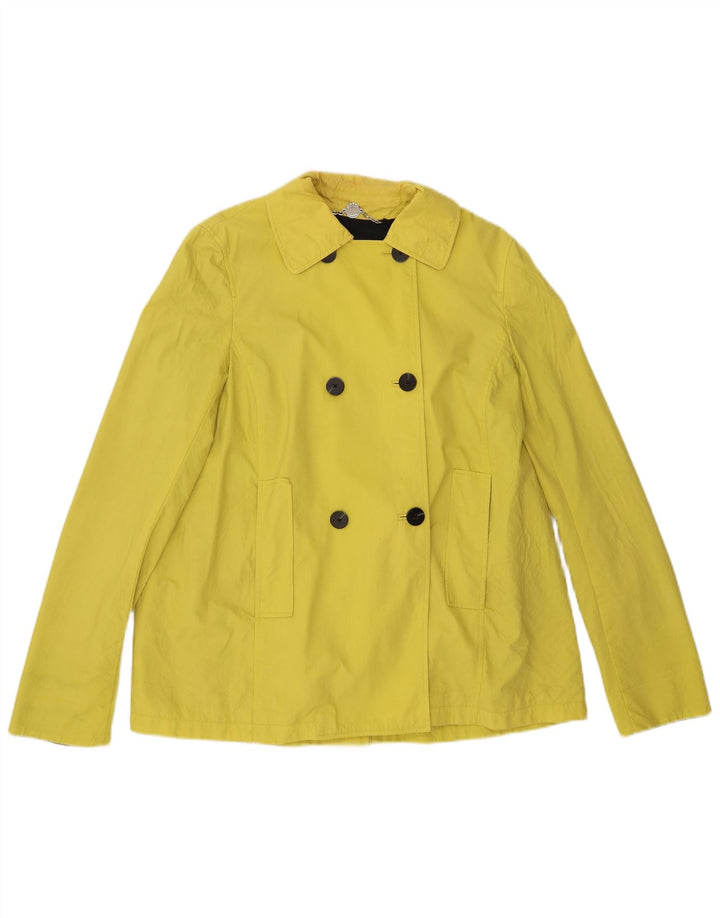 Женское бушлат Hobbs UK 12, хлопок среднего желтого цвета