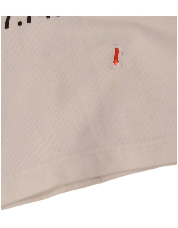 THE NORTH FACE Женский укороченный джемпер с капюшоном большого размера UK 6 XS Белый