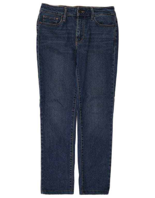 Женские узкие джинсы Levi's W28 L28 синие из лиоцелла
