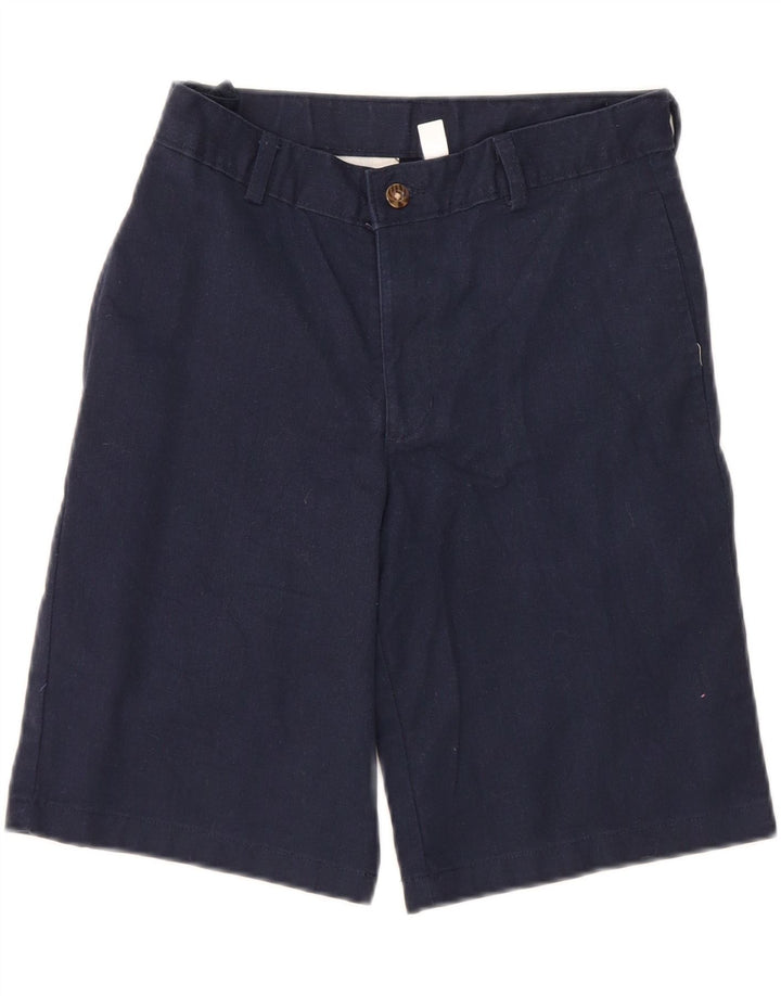 DOCKERS Boys Regular Chino Shorts 11-12 Years W26 Navy Blue Polyester Vintage Dockers and Second-Hand Dockers from Messina Hembry 