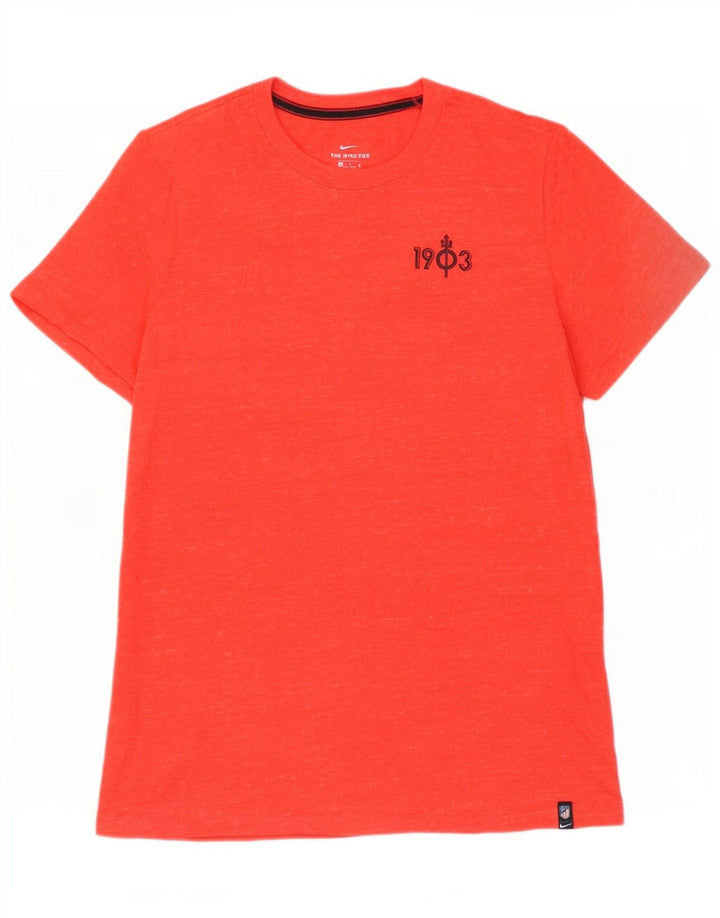 Мужская футболка Nike Top XL, красный хлопок с крапинками