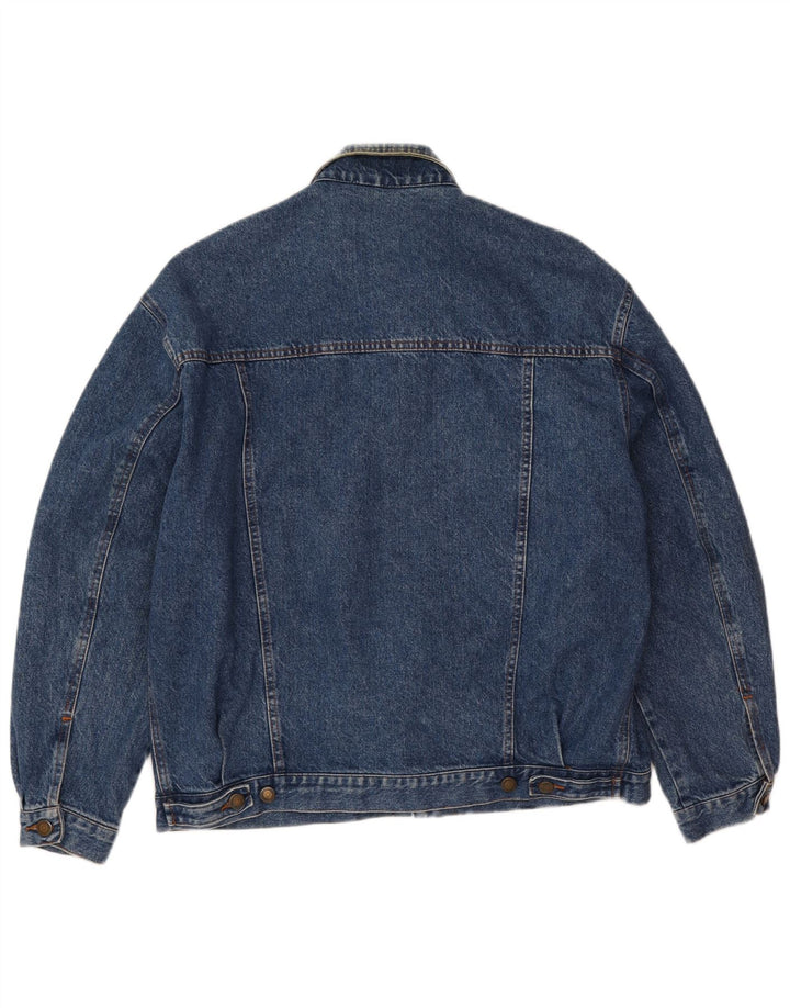Мужская джинсовая куртка River UK 42 XL синяя
