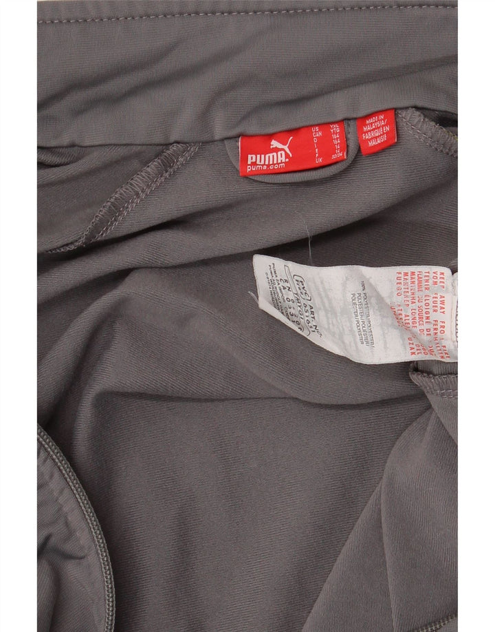 PUMA Спортивный костюм для мальчиков, верхняя куртка 13-14 лет, серый полиэстер