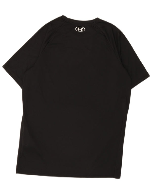 Футболка свободного кроя с рисунком для мальчиков Under Armour, топ 13–14 лет, размер XL, черный