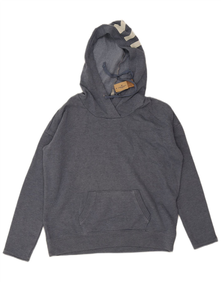 Женский джемпер с капюшоном American Eagle Oversized, Великобритания, 10, маленький, серый