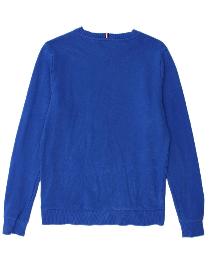 Tommy Hilfiger Свитшот с рисунком для мальчиков 13–14 лет, синий хлопок