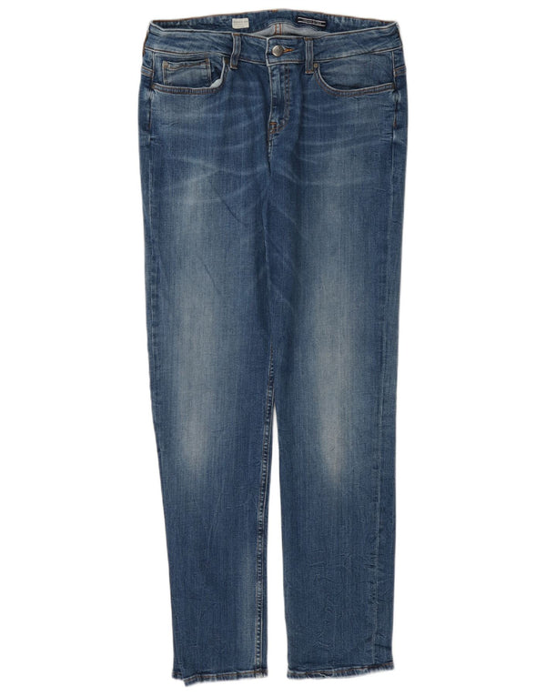 Женские прямые джинсы Tommy Hilfiger Madrid RW W31 L32, синий хлопок