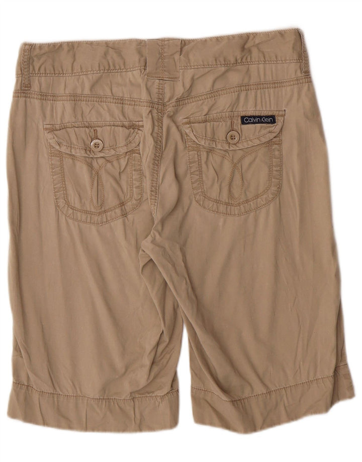 Женские повседневные шорты Calvin Klein Jeans US 8 Medium W30 Бежевые классические