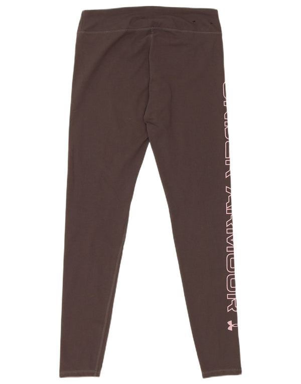 Женские леггинсы с рисунком Under Armour UK 10, маленькие серые, хлопок