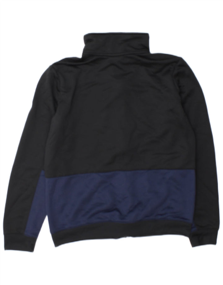Спортивный костюм Nike для мальчиков, верхняя куртка 13–14 лет, XL, черный полиэстер с цветными блоками