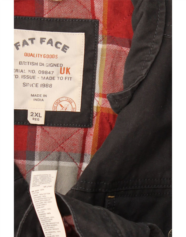 Мужская куртка-бомбер FAT FACE UK 44 2XL, черный хлопок