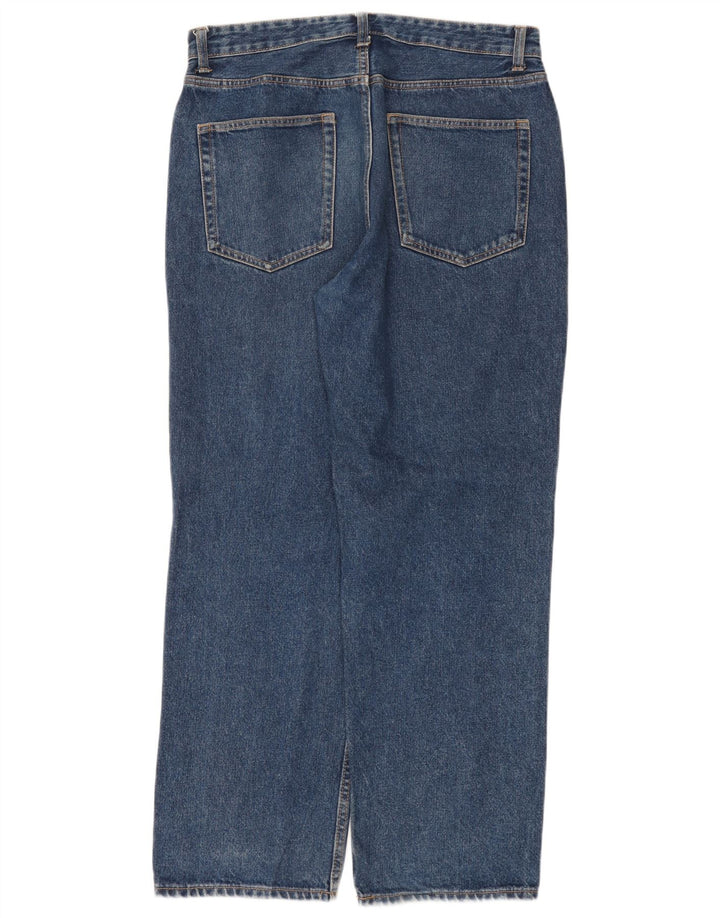 Мужские прямые джинсы Zara EU 42, большие W32 L30, синие