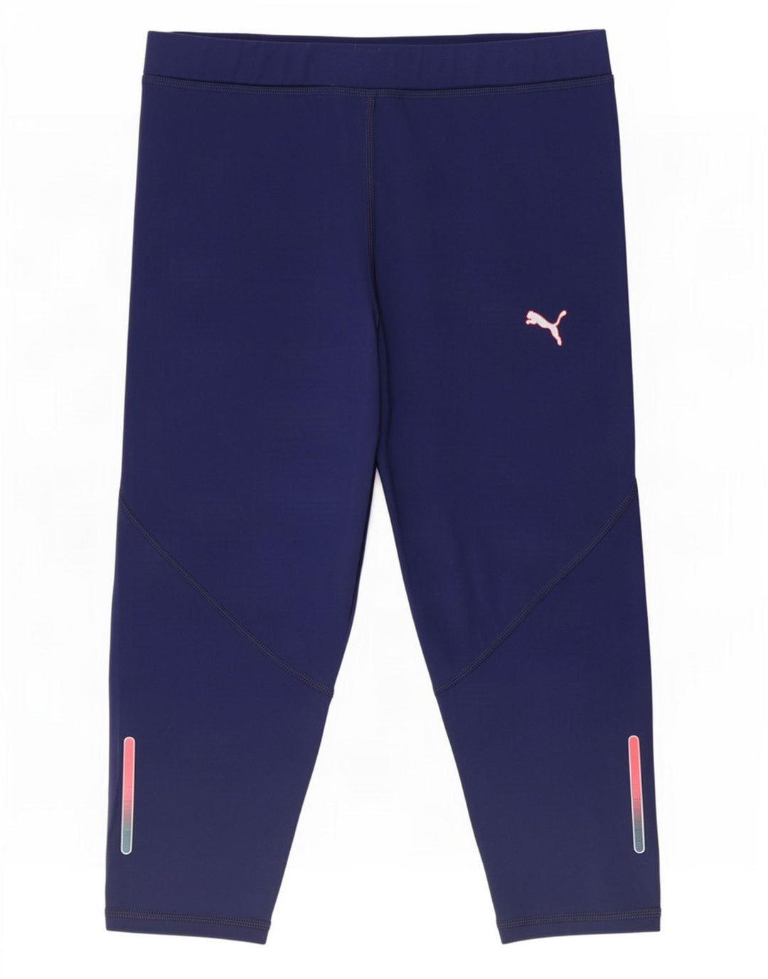 Женские леггинсы-капри Puma UK 10, маленькие, темно-синие, полиэстер
