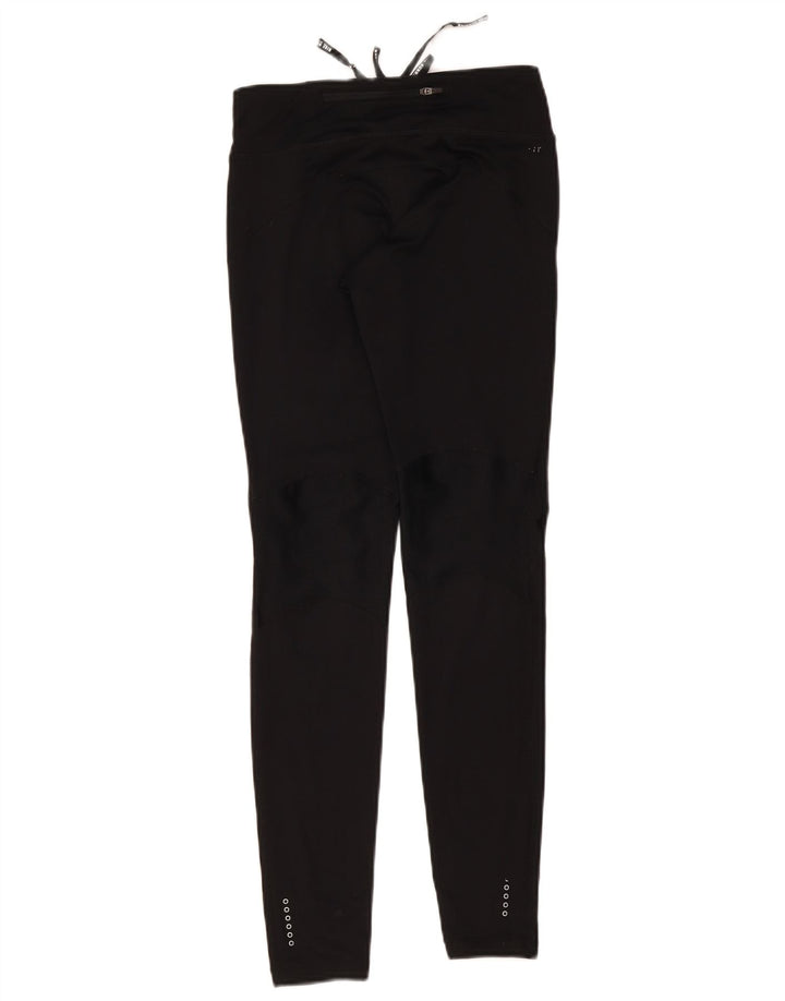 Женские леггинсы Nike Dri Fit UK 8, маленькие черные полиэстер