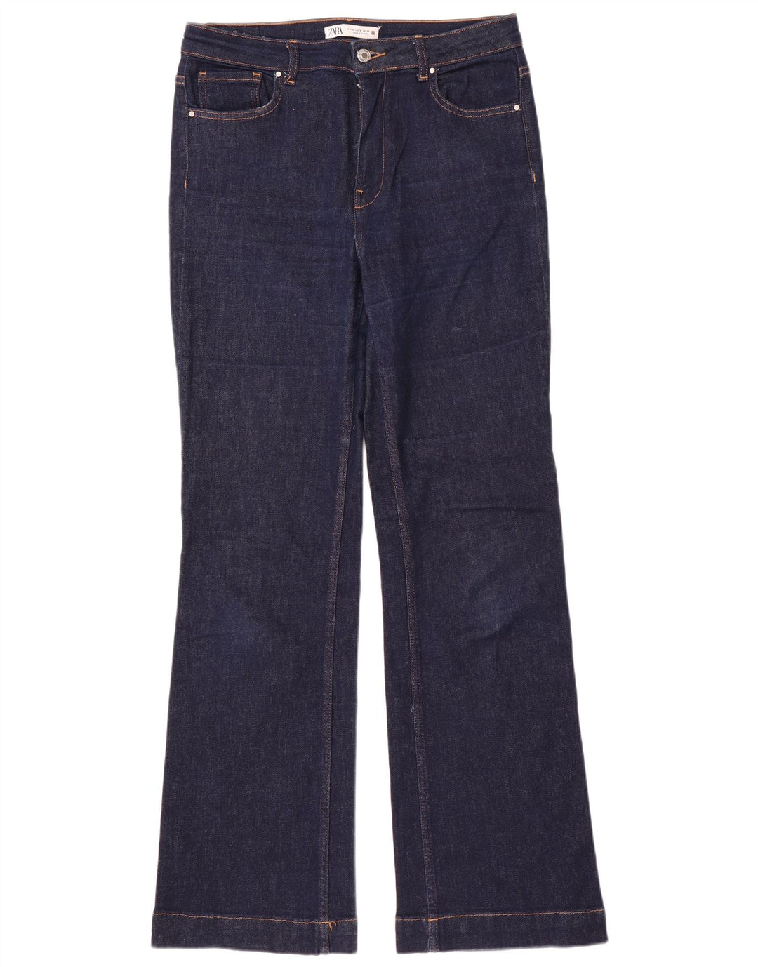 Женские джинсы Bootcut Zara EU 42, большие W32 L34, темно-синие