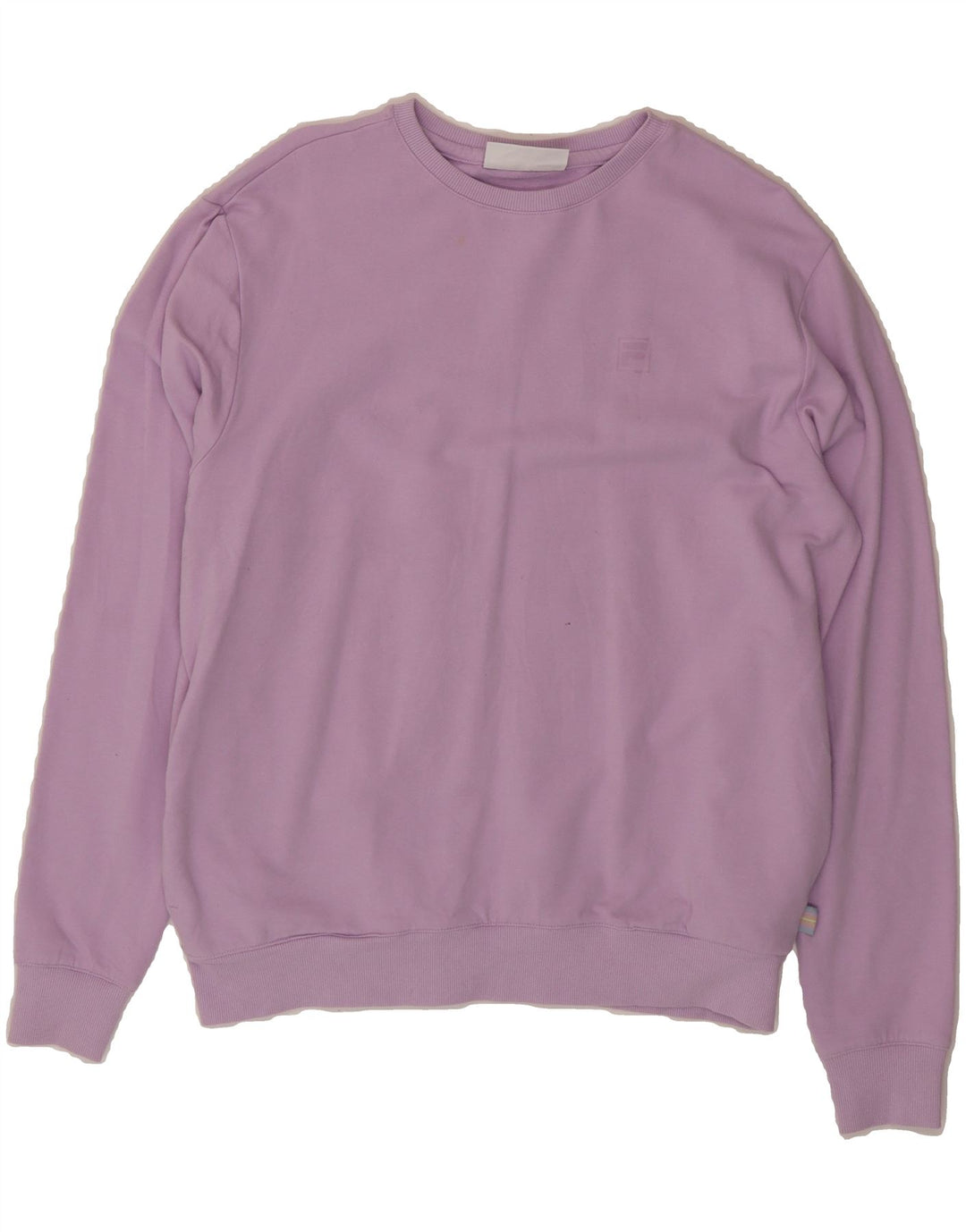 FILA Womens Sweatshirt Jumper IT 44 Medium Purple Cotton Vintage Fila and Second-Hand Fila from Messina Hembry 