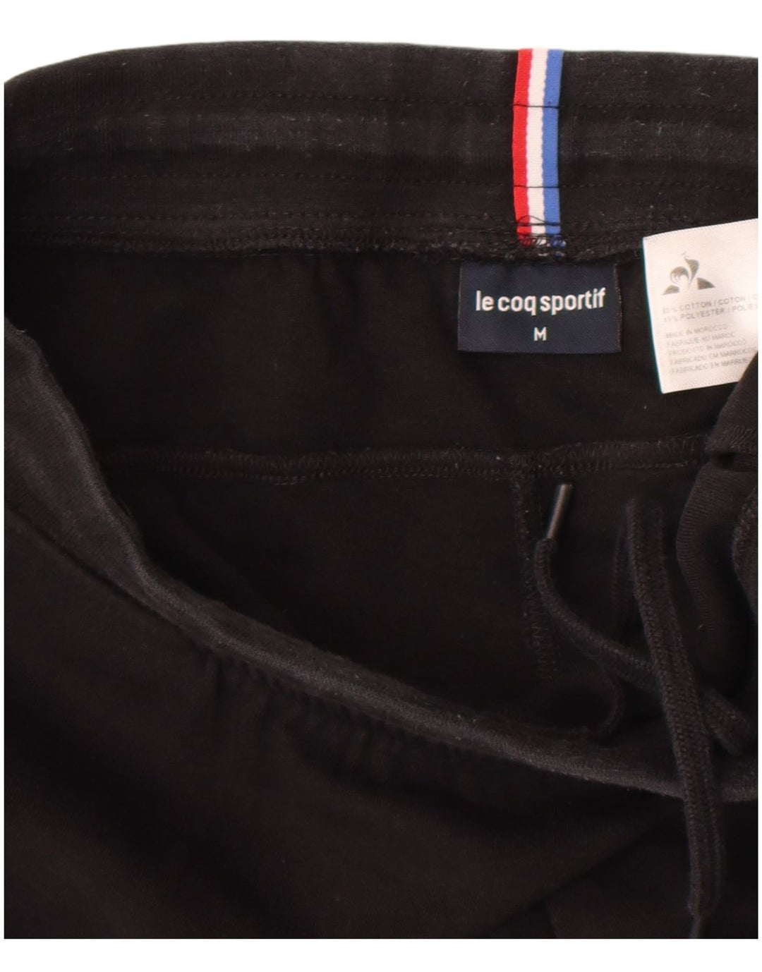 Мужские спортивные брюки Le Coq Sportif, джоггеры, средний черный, хлопок