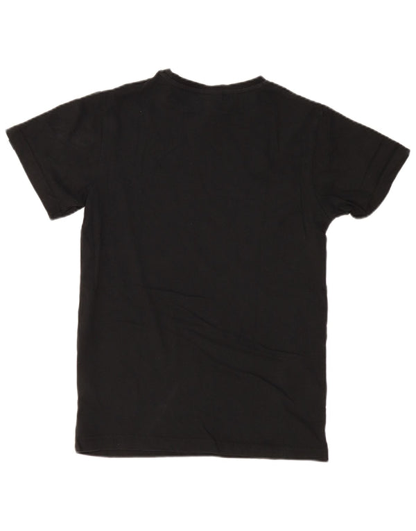 ELLESSE Женская футболка оверсайз Top UK 6 XS Черный хлопок