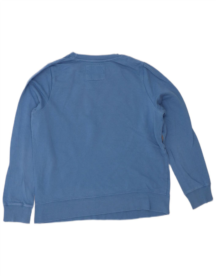 CREW CLOTHING Womens Sweatshirt Jumper UK 12 Medium Blue Cotton