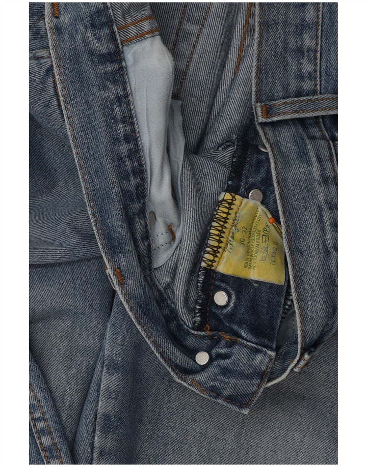 Мужские прямые джинсы WRANGLER Техас W30 L32, синий хлопок