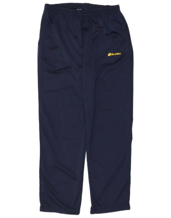 LOTTO Мужской спортивный костюм с рисунком 2XL, темно-синий, полиэстер с цветными блоками