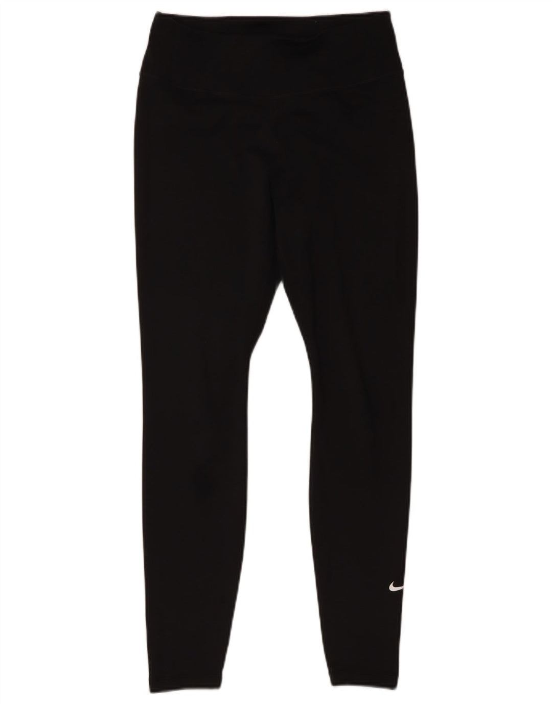 Женские леггинсы Nike Dri Fit UK 14, средний черный полиэстер