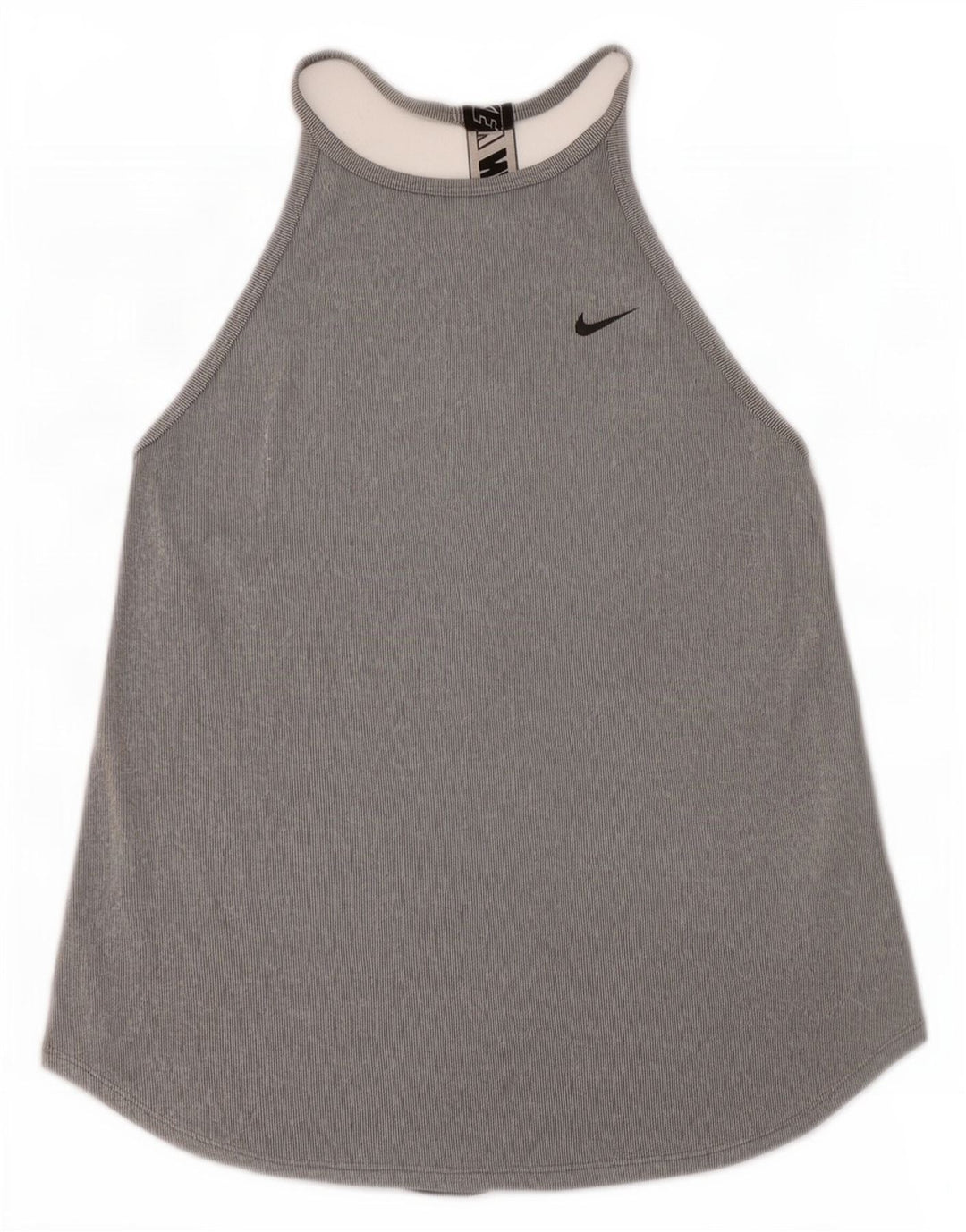 Женский жилет с графическим рисунком Nike Dri Fit UK 8, маленький серый полиэстер с цветными блоками
