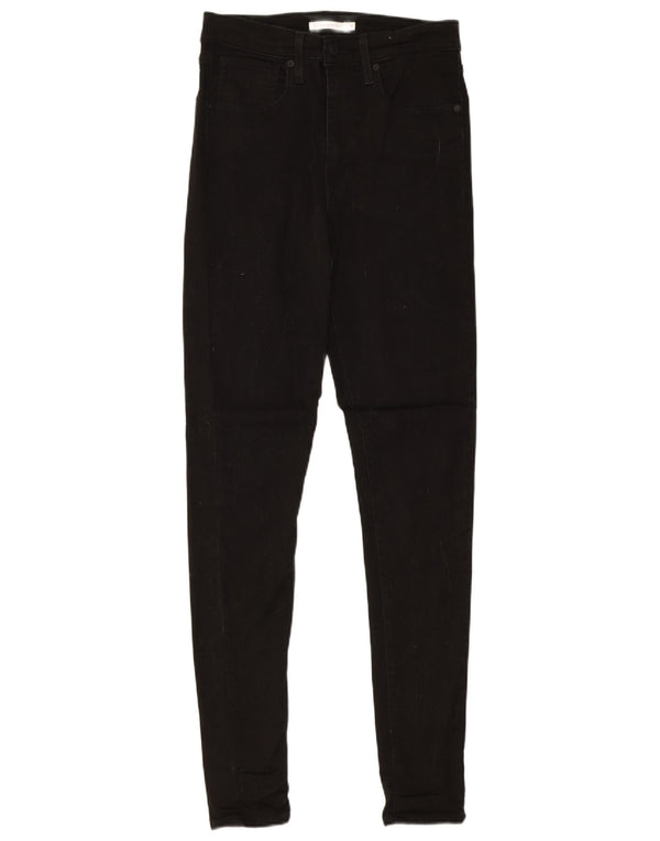 Женские джинсы суперскинни Levi's Mile High W30 L32, черный хлопок