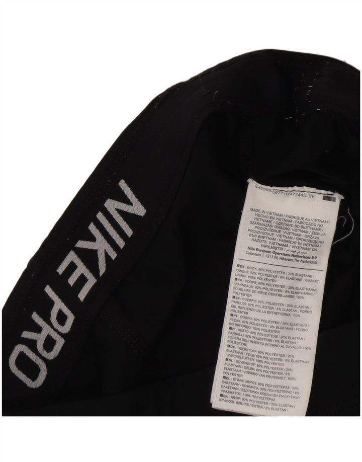 Женские спортивные брюки NIKE UK 10, маленькие черные полиэстер