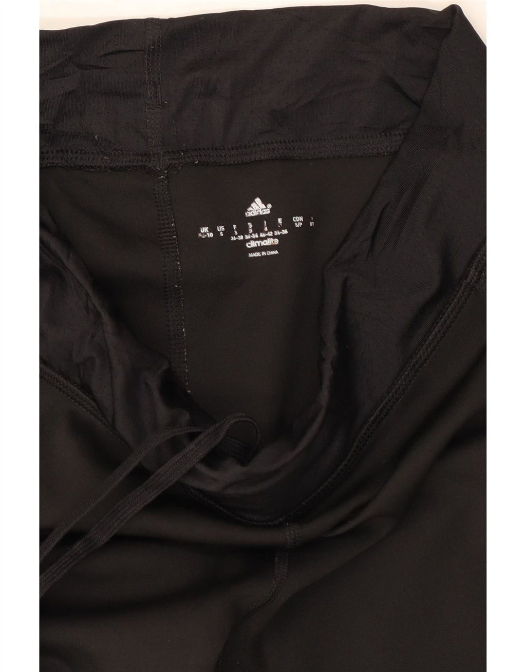 ADIDAS Womens Climalite Capri Leggings UK 8/10 Small  Black Polyester Vintage Adidas and Second-Hand Adidas from Messina Hembry 