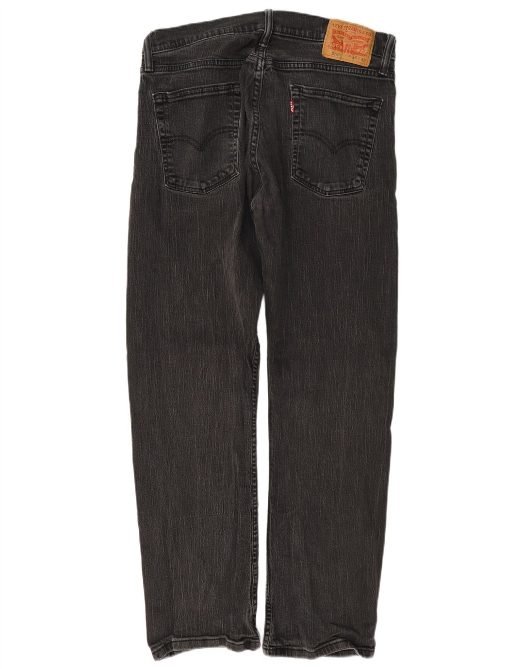 Мужские прямые джинсы Levi's 514 W36 L32 серые, хлопок