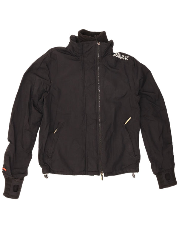 SUPERDRY Женская ветровка The Windcheater UK 14 Средний Черный